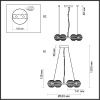 Люстра подвесная Odeon Light Troni (Трони) 5041/60L