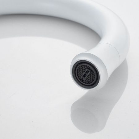 Смеситель для кухни Raffine F103C на мойку белый