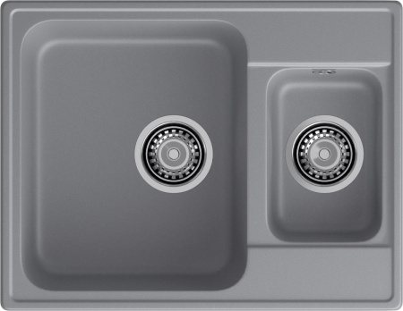 Кухонная мойка Granfest Quarz 09 темно-серый 62х48 цвет темно-серый поверхность матовая