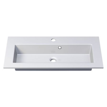 Раковина керамическая Uperwood Aurora RAurora70wg 70х40 полувстраиваемая цвет белый