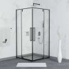 Душевой уголок RGW Stilvoll 06323399-14 90х90 стекло прозрачное профиль черный без поддона