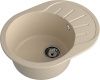 Кухонная мойка Granfest Rondo R-580L кашемир 60х45 цвет бежевый поверхность матовая