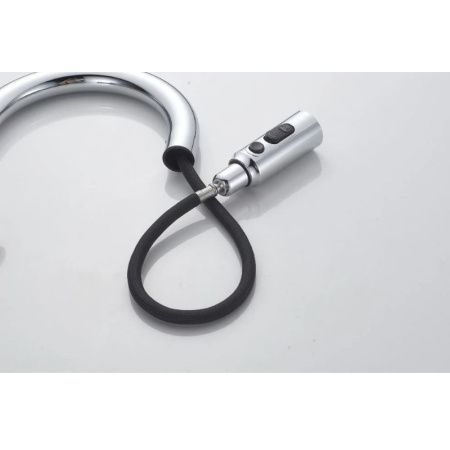 Смеситель для кухни Knotlor KN-100 на мойку хром