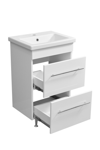 Тумба под раковину Stella Polar Ванесса SP-00000217 47х44х82 цвет белый - фото 4
