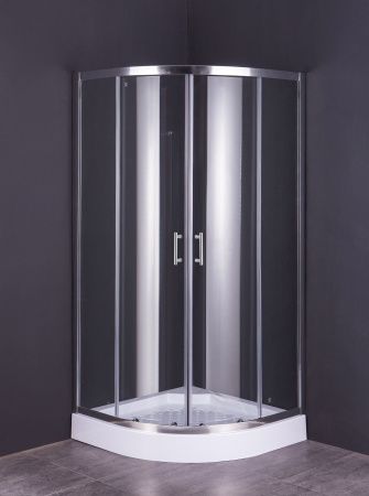 Душевой уголок Taliente TA-09091-1CP 90х90 стекло прозрачное профиль хром без поддона