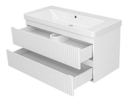 Тумба под раковину Brevita Victory VIC-09105-0102Я 101х45х49 - фото 4