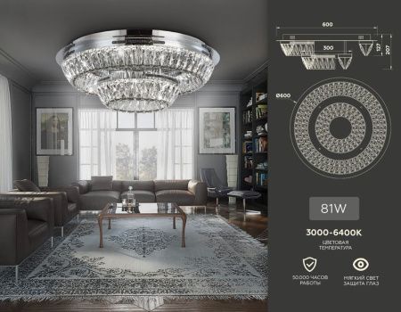 Люстра потолочная Ambrella Light Traditional (Традитионал) TR5029
