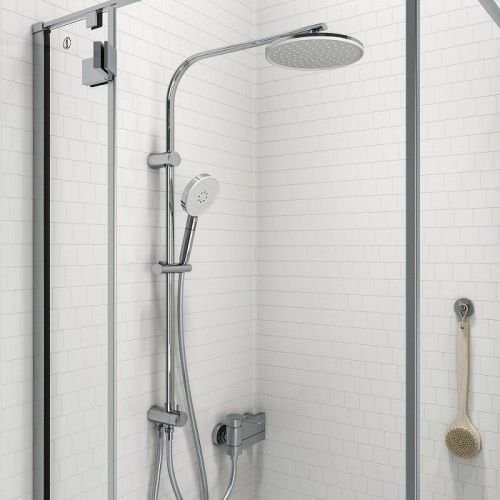 Душевая стойка IDDIS Swipe SWI3F97i76 настенная цвет хром - фото 2