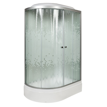 Душевая кабина AvaCan L720RGM+EL 120х80 асимметричная с крышей ориентация правая