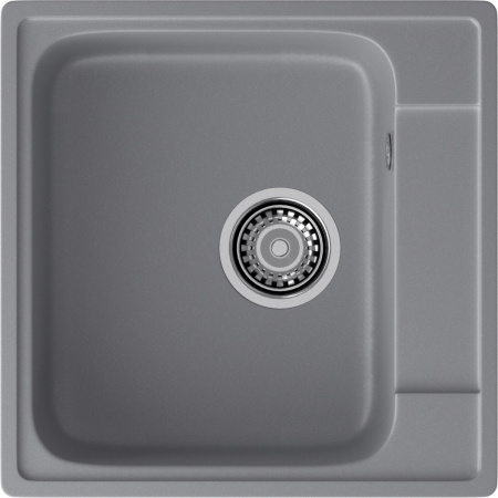 Кухонная мойка Granfest Quarz 48 темно-серый 48х48 цвет темно-серый поверхность матовая