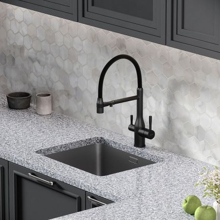 Смеситель для кухни Sancos Garda SC4009MB на мойку черный