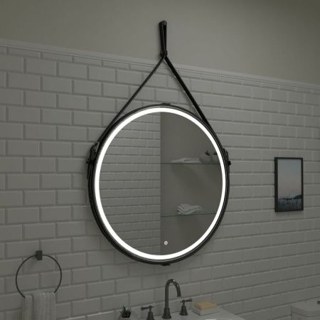 Зеркало Continent Millenium Black ЗЛП1798 80х80 подвесное