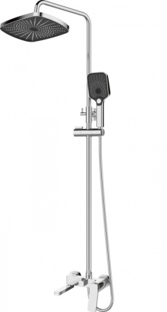 Душевая стойка Esbano GEMINI ESDSGEMI-DSXR настенная цвет хром глянцевый