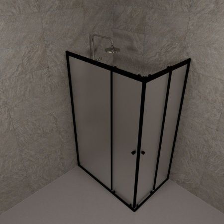 Душевой уголок Тритон Вента-БВ Щ0000064632 120х80 стекло матовое профиль хром без поддона