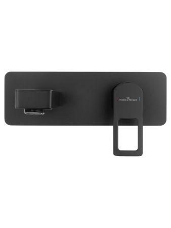 Смеситель для раковины Wonzon & Woghand Frame WW-88869010-MB встраиваемый в стену черный