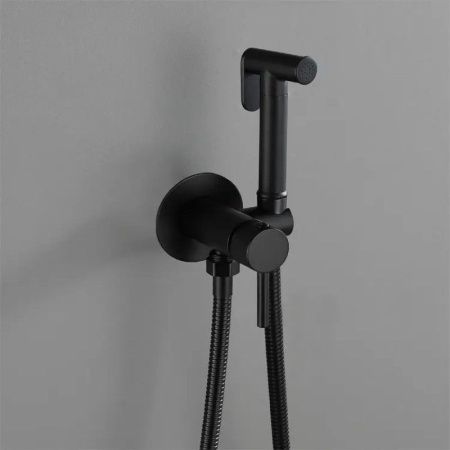 Гигиенический душ со смесителем Maretti Eleganza Black ENB30RV65 черный