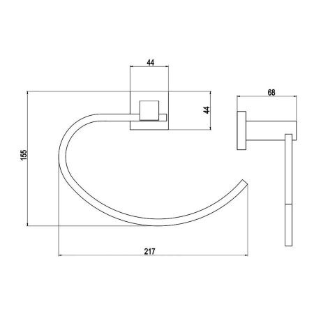 Полотенцедержатель Timo Selene 10050/00