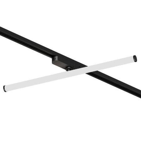 Трековый однофазный светильник Denkirs Strom (Стром) DK6648-BK