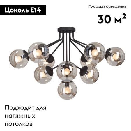 Люстра потолочная Vitaluce V4287 V4287-1/10PL