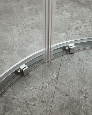 Душевой уголок Cezares MOLVENO MOLVENO-RH-2-110/80-C-Cr-IV 110х80 стекло прозрачное профиль хром глянцевый без поддона