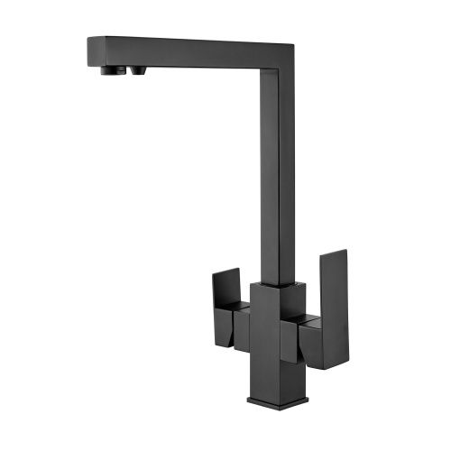 Смеситель для кухни Shevanik S148H на мойку черный - фото 2