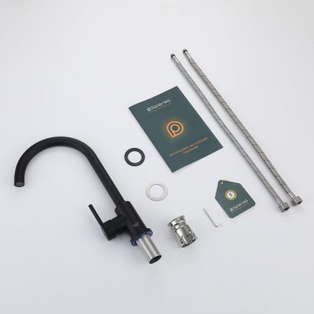 Смеситель для кухни Splenka S201 S201.40.06 на мойку черный