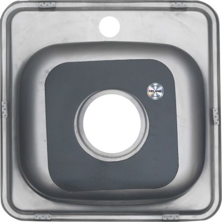 Кухонная мойка Melana 022 t (*15) 40х40 цвет хром поверхность полированная
