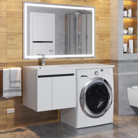 Тумба с раковиной Uperwood Magenta 51930205151 120х50 цвет белый