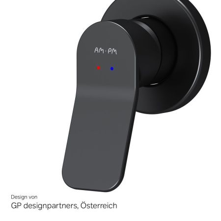 Смеситель для душа Am.Pm X-Joy F85A65022 встраиваемый в стену черный