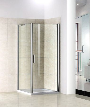 Душевой уголок Good Door PANDORA ПД00063 90х90 стекло прозрачное профиль хром без поддона