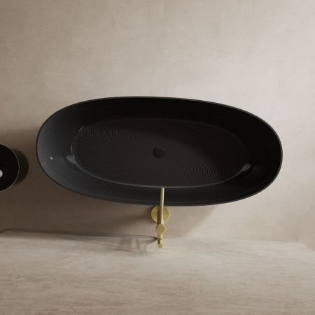 Ванна карбоновая Abber Karbon AK9001-1.7 170х75 отдельностоящая овальная