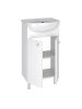 Тумба под раковину Runo Уют 00000000064 40х30 напольная цвет белый