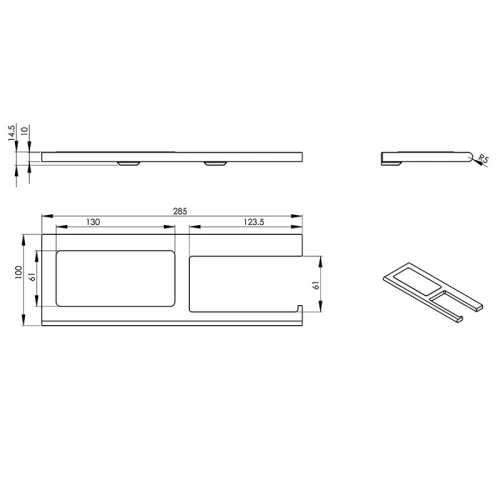 Полка Langberger Accessories 38043D - фото 2