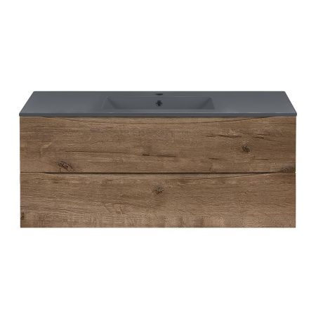 Тумба под раковину Vincea Mia VMC-2MC120VO 120х50 подвесная цвет коричневый