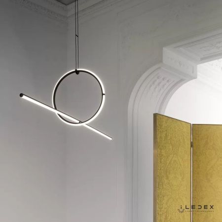 Светильник подвесной iLedex Zoom (Зоом) 10339P/A2-35W-3000K BK-WH