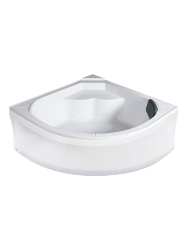 Ванна акриловая WEMOR 120/120/55 C (10000000609) 120х120 пристенная четверть круга - фото 3