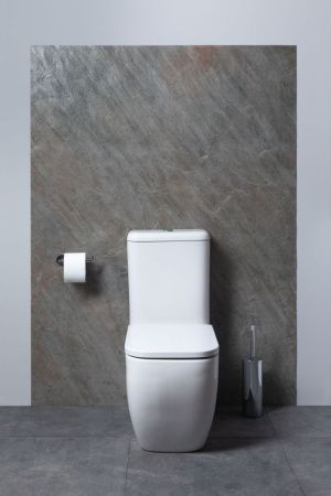 Чаша унитаза напольная Allen Brau Infinity 4.21001.20 цвет белый без бачка с сиденьем микролифт безободковая каскадный смыв