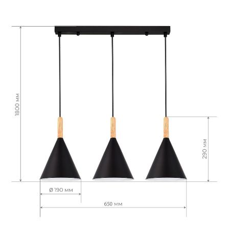 Светильник подвесной Evoluce Arket (Аркет) SLE1255-403-03