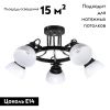 Люстра потолочная IMEX MD.5157 MD.51575-5-S BK