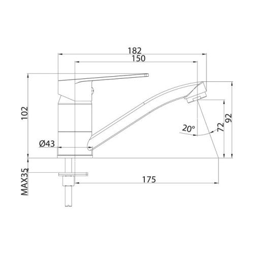 Смеситель Milardo Helic HELSBR0M01 на раковину хром - фото 3