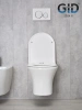 Унитаз подвесной Gid Concavo 62232Y белый с сиденьем микролифт безободковый смыв торнадо
