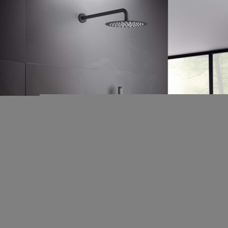 Душевая система Aquatek ОБЕРОН AQ1272MB встраиваемая в стену цвет черный