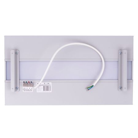 Панель светодиодная Uniel ULO-K16B 2x16W/4000K/L50 5W/RGB IP44 LIGHT GREY