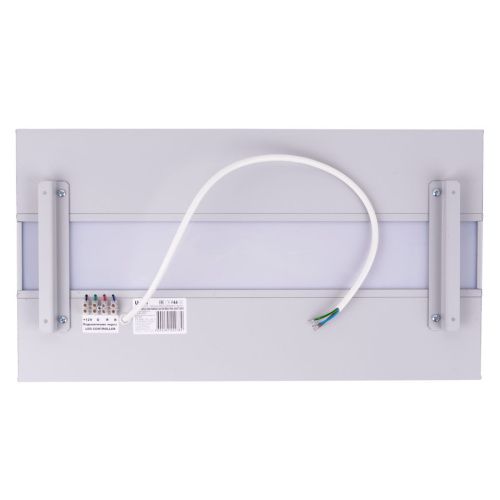 Панель светодиодная Uniel ULO-K16B 2x16W/4000K/L50 5W/RGB IP44 LIGHT GREY - фото 4