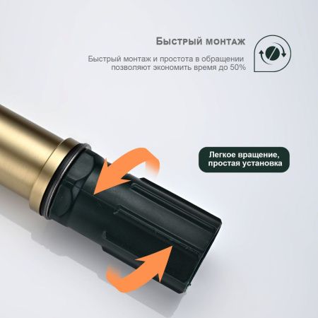 Смеситель для раковины Splenka S221 S221.15.03 на столешницу золото