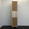 Шкаф-пенал Comforty Марио 00-00005976CF 40х190 напольный цвет белый/бежевый