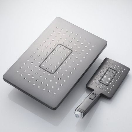 Душевая стойка Rose R1556T настенная цвет серый
