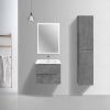 Тумба под раковину Vincea Mia Slim VMC-2MC600S1BT 60х40 подвесная цвет серый