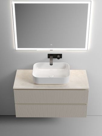 Тумба под раковину Sancos SNOB T SNT100CE 100х40 подвесная цвет бежевый