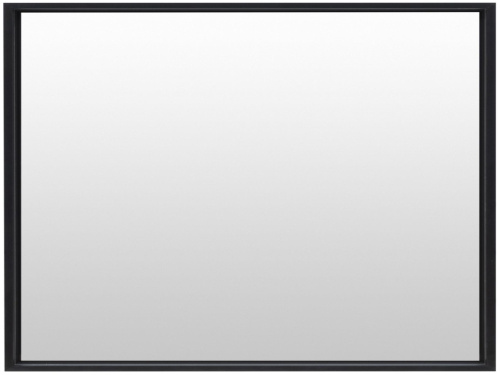 Зеркало в ванную De Aqua Алюминиум 00261704 100х75 цвет черный - фото 2